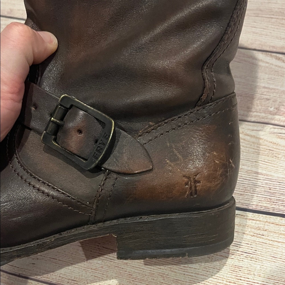 FRYE Brown Leather Boots - Picture 7 of 17